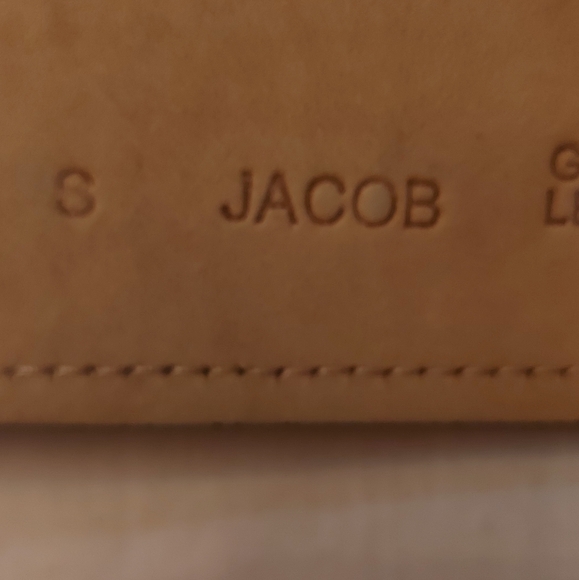 Jacob Size S Brown Leather Belt Gold Round Buckle Dark Academia - Picture 3 of 14